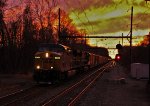 CSX 470 in the last few hours of light on Q404